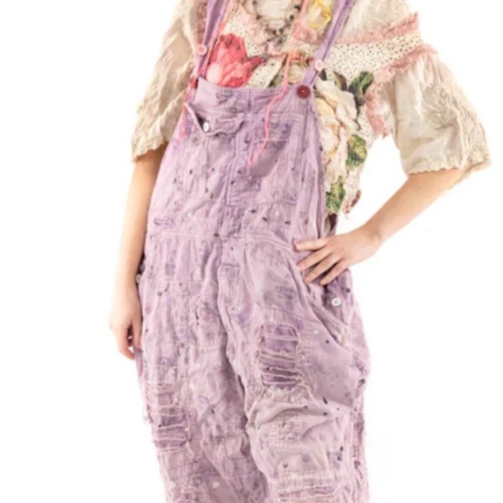 Magnolia Pearl Overalls 059 Floral Love Maggie - Picture 2 of 5